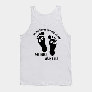 Foot care pedicure podiatrist nail salon gift Tank Top